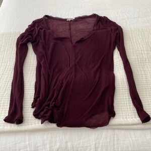 Ecoté waffle knit shirt